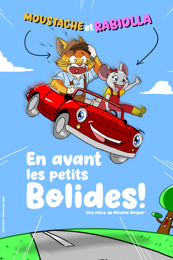 Affiche du spectacle En avant les petits bolides ! — Grand Est Spectacles