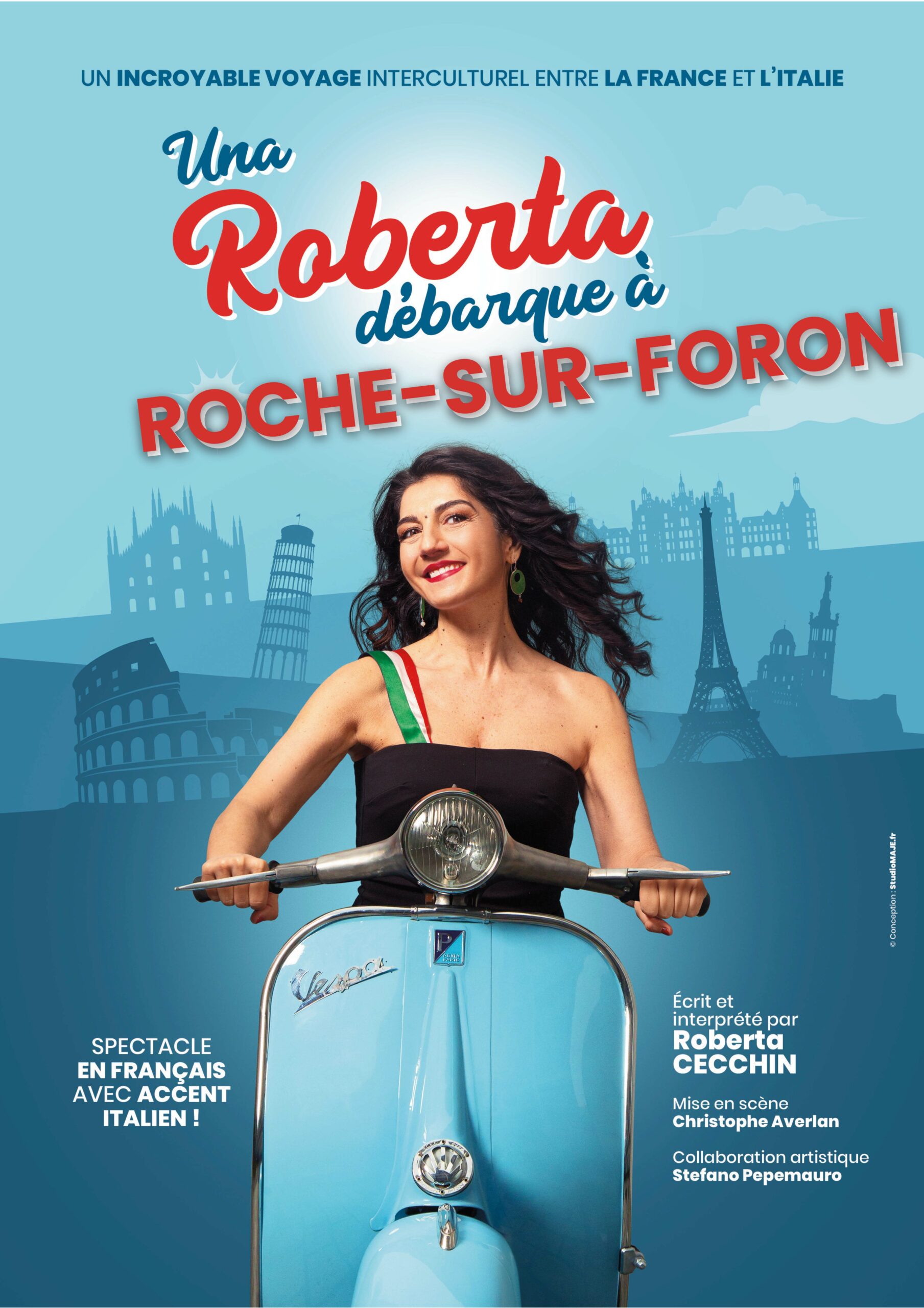Affiche du spectacle Una Roberta débarque à Roche-sur-Foron — Grand Est Spectacles
