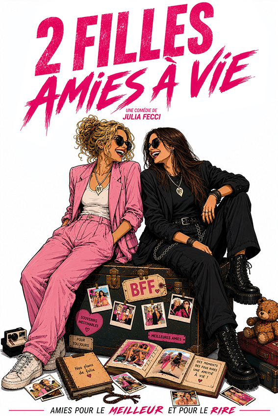 Affiche du spectacle 2 filles amies à vie — Grand Est Spectacles