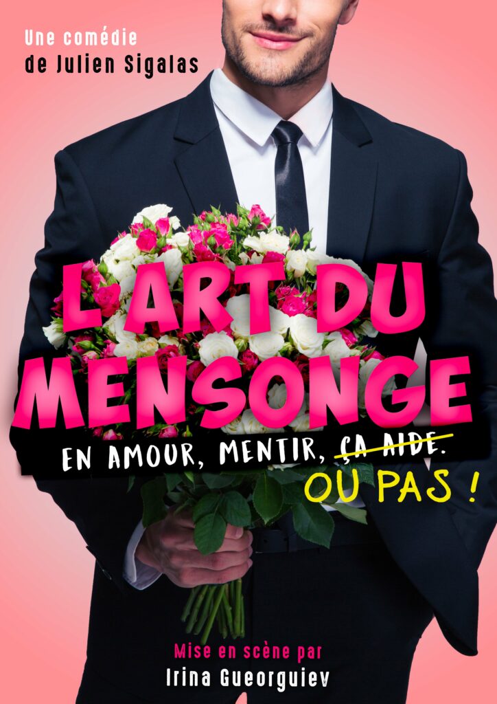 Affiche du spectacle L’art du mensonge — Grand Est Spectacles