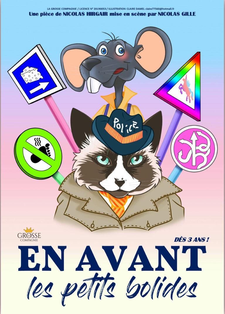 Affiche du spectacle En avant les petits bolides ! — Grand Est Spectacles