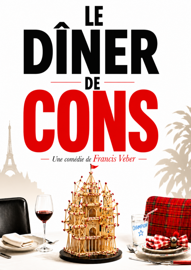 Affiche du spectacle Le dîner de cons — Grand Est Spectacles