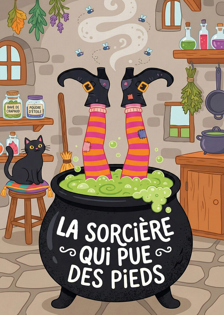Affiche du spectacle La Sorcière qui pue des Pieds — Grand Est Spectacles