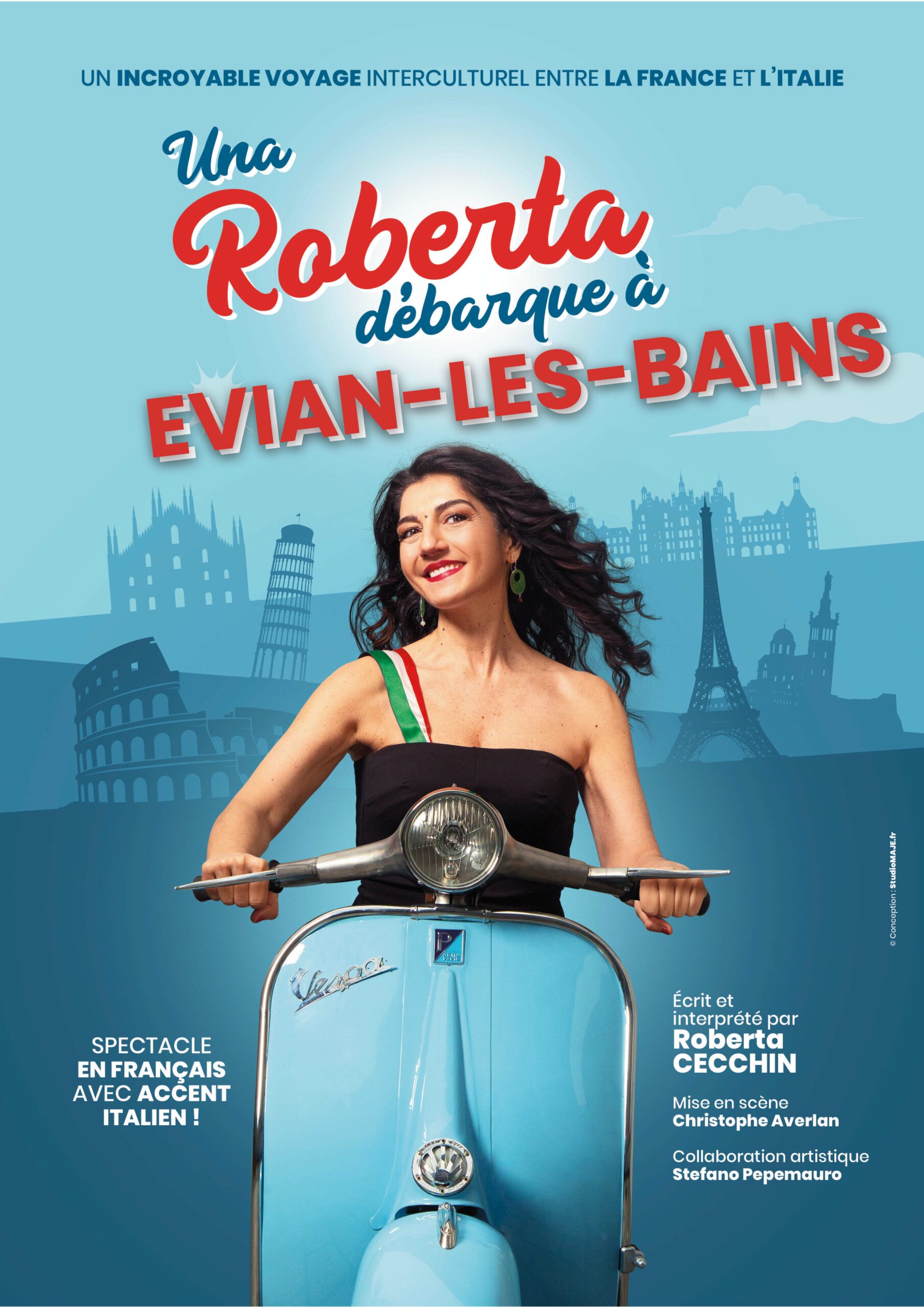 Affiche de Una Roberta débarque à Evian-les-Bains
